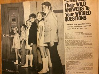 The Brady Bunch,  Three Page Vintage Clipping