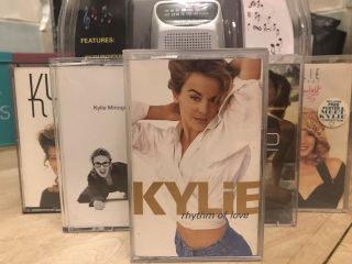 Kylie Minogue Cassette Bundle Plus Retro Cassette Player Rare