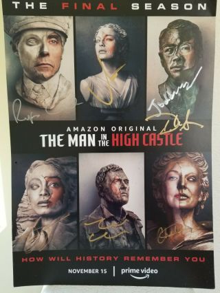 Sdcc 2019 Man In The High Castle Cast Autograph Exclusive