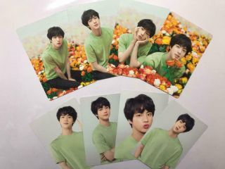 Bts Jin World Tour Love Yourself Official Mini Photo Card Set Of 8 2018