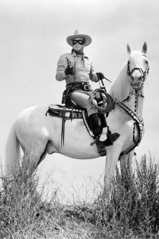 The Lone Ranger Clayton Moore Stunning 24x36 Poster Print