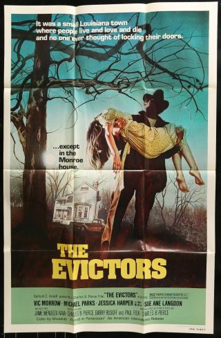 The Evictors Michael Parks 1979 1 - Sheet Movie Poster 27 X 41 Inches