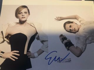 Emma Watson So Sexy Signed 8.  5 X 11 Auto Autograph W/ Holo