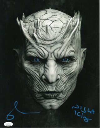 Richard Brake Game Of Thrones Night King Autograph 11x14 Photo Signed Jsa