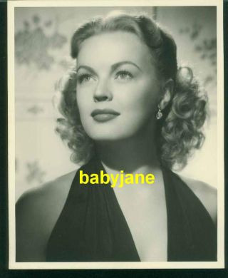 June Haver Vintage 8x10 Photo Double Weight Portrait