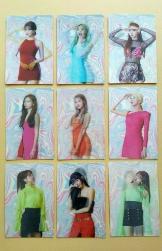 Kpop Twice Fancy You 7th Mini Album Official Photocard - Lenticular Set (9)