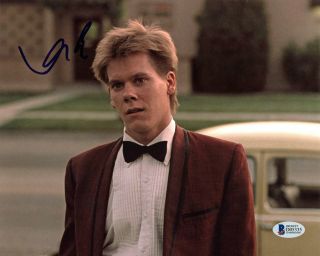 Kevin Bacon Footloose Authentic Signed 8x10 Photo Autographed Bas D05335