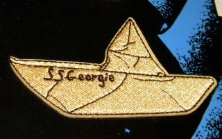 It Horror Movie Ss Georgie Boat Iron On Patch 4 Inches Or Book Marker