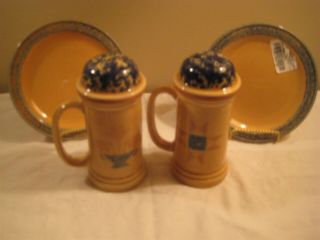 Pfaltzgraff America Stovetop Salt & Pepper Shakers & Salad Plates