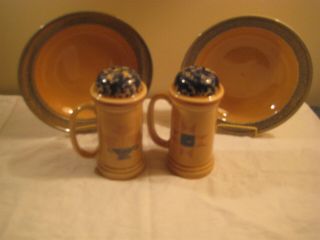 Pfaltzgraff America Stovetop Salt & Pepper Shakers & Rimmed Soup Bowls