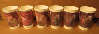 1982 The Secret Of Nimh Movie 7 - 11 Slurpee Cups Canada Rare