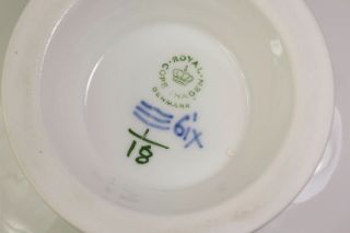 Royal Copenhagen Blue Fluted Plain Low Footed Cake Plate/bowl 18 Pre Owned