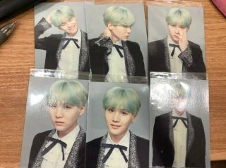 Bts The Wings Tour Concert Final Official Photo Card Suga Yoongi Set