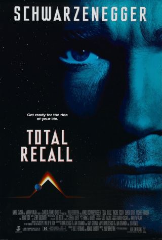 Total Recall (1990) Movie Poster - Rolled