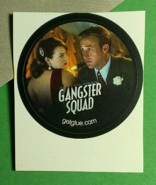 Gangster Squad Emma Stone Ryan Gosling Movie Get Glue Sticker