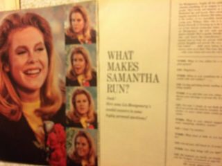 Elizabeth Montgomery,  Bewitched,  Three Page Vintage Clipping