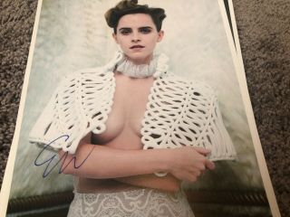 Emma Watson Sultry Signed Photo W/ Tamper Proof Hologram & Auto