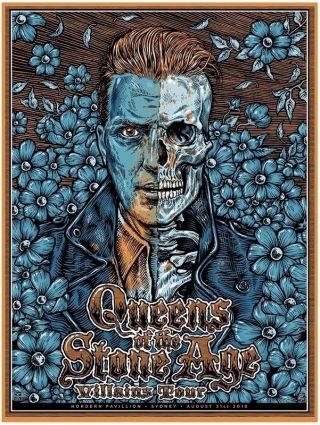 Queens Of The Stone Age - 2018 - Sydney - Poster - Ben Brown - Josh Homme