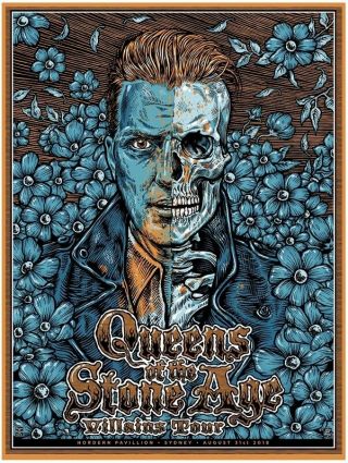 QUEENS OF THE STONE AGE - 2018 - SYDNEY - POSTER - BEN BROWN - JOSH HOMME 2