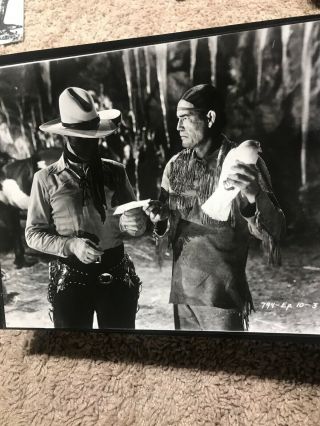 Lone Ranger Tonto Print Photo 8x10 1950’s Western