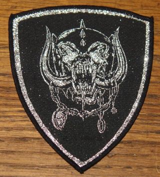 Motorhead Vintage Cir 1980 Embroidered Woven Colth Sewing Sew On Patch