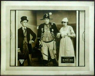 Mack Sennett 1917 Silent Comedy Lobby Card Wayland Trask As Napoleon