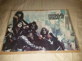 1978 Kiss Poster Empire State Building Campus Craft One Of The Rarest Versions