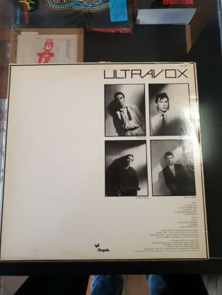 ULTRAVOX - VIENNA SIGNED LP Midge ure,  Chris cross,  Billy Currie,  Warren Cann 2