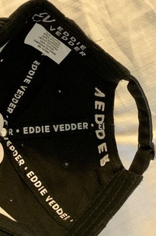 Eddie Vedder hat 2019 tour ohana festival ev star logo black pearl jam 6
