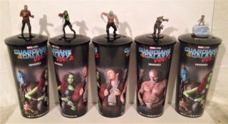 Guardians Of The Galaxy Volume 2 Movie Theater Exclusive Cup Topper Set