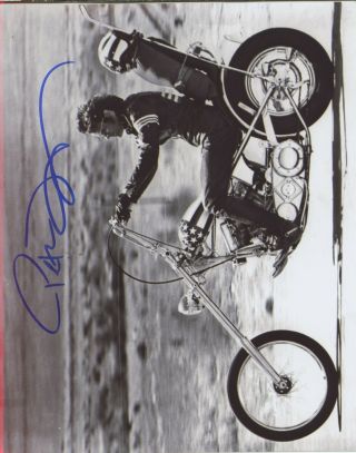 Peter Fonda Easy Rider Signed 8x10 Easy Rider Photo W/coa