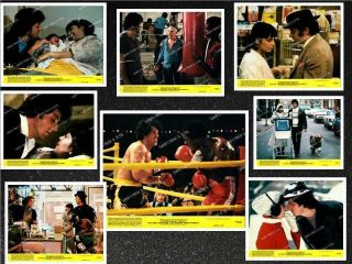 Sylvester Stallone,  Talia Shire,  Carl Weathers 8 Orig Col Movie Photos Rocky Ii