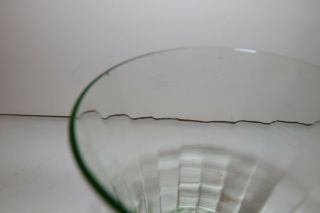 MacBeth - Evans Green Rib Optic Depression Glass Pitcher & 6 Flat Tumblers 80 Oz 5
