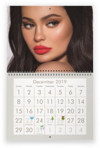 Kylie Jenner 2019 Wall Calendar $2.  50