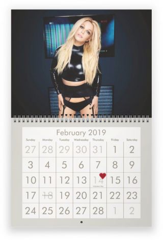 Britney Spears 2019 Wall Calendar $2.  50