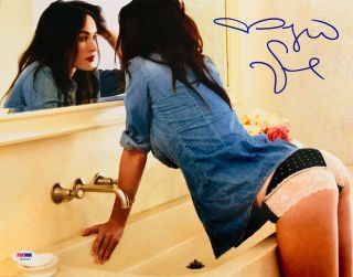 Megan Fox Sexy Authentic Signed 11x14 Photo Auto Mirror Psa/dna
