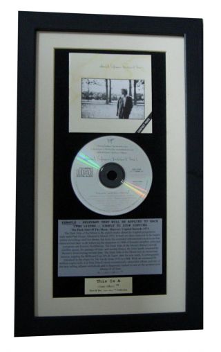 David Sylvian Brilliant Trees Classic Cd Album Quality Framed,  Fast Global Ship