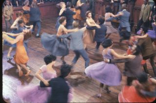 West Side Story Dancing Scene Color Camera 35mm Transparency Slide 1961