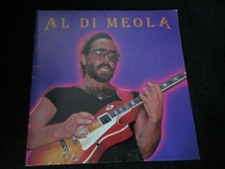 Al Di Meola 1981 Japan Tour Book Concert Program Guitar Les Paul Burst