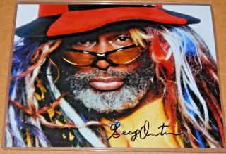 Wow George Clinton Signed 8x10 Photo Autographed P Funk Allstars