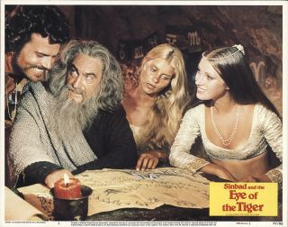 Sinbad And The Eye Of The Tiger 1977 11x14 Orig Lobby Card Fff - 18860 Very Fine