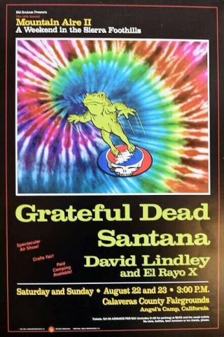 Grateful Dead Concert Poster Angel 