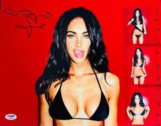 Megan Fox Sexy Authentic Signed 11x14 Photo Auto Booth Psa/dna