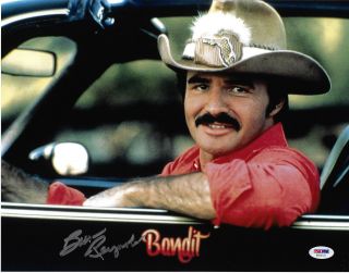 Burt Reynolds Signed 11x14 Smokey And The Bandit Photo - Trans Am Psa 2