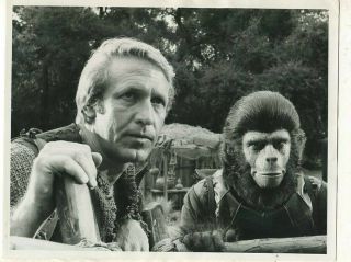 Ron Harper Roddy Mcdowall " Planet Of The Apes " 1974 Press Photo Mbx16