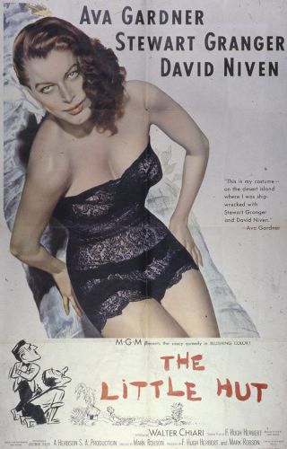 Ava Gardner Sexy Movie Poster The Little Hut 35mm Film Slide