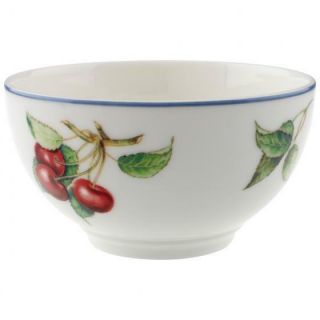 Villeroy & Boch Cottage Rice Bowls Set 4 Charming Cherries,  Red & Blue Berries