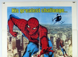 SPIDER - MAN STRIKES BACK Nicholas Hammond MARVEL Australian One Sheet 1978 2