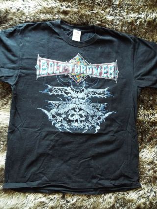 Bolt Thrower Realm Of Chaos Large Shirt As Old School Death Metal