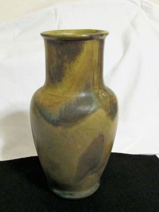 Red Wing Pottery Nokomis Vase Shape 195.  Arts And Crafts Era Vase.